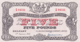 Northern Ireland, 5 Pounds, 1966, XF(-), p127c
XF(-)
Estimate: $175-350