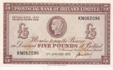 Northern Ireland, 5 Pounds, 1972, XF(+), p246
XF(+)
Estimate: $120-240