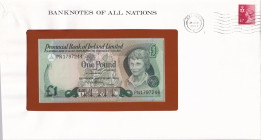 Northern Ireland, 1 Pound, 1979, UNC, p247b, FOLDER
UNC
In its stamped and stamped special envelope.
Estimate: $30-60