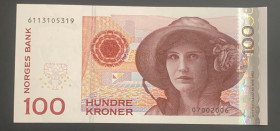Norway, 10 Kroner, 2006, UNC, p49c
UNC
Estimate: $15-30