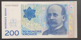 Norway, 200 Kroner, 2009, UNC, p50e
UNC
Estimate: $30-60