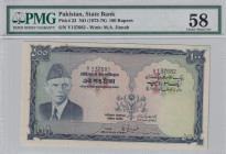Pakistan, 100 Rupees, 1973/1978, AUNC, p23
AUNC
PMG 58
Estimate: $30-60