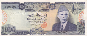 Pakistan, 1.000 Rupees, 1986/2006, UNC, p43, SPECIMEN
UNC
Light handling, Slightly stained
Estimate: $50-100