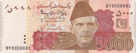 Pakistan, 5.000 Rupees, 2019, UNC, p51
UNC
Estimate: $50-100