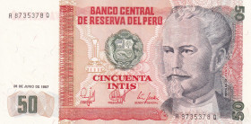 Peru, 50 Intis, 1987, UNC, p131b, Radar
UNC
Estimate: $15-30