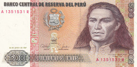 Peru, 500 Intis, 1987, UNC, p134b, Radar
UNC
Estimate: $15-30