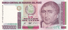 Peru, 1.000.000 İntis, 1990, UNC, p148
UNC
Estimate: $25-50