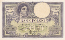 Poland, 500 Zlotych, 1919, UNC, p58
UNC
Estimate: $35-70