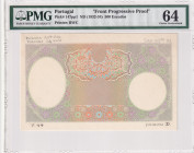 Portugal, 500 Escudos, 1932/1934, UNC, p147pp1
UNC
PMG 64, Front Progressive Proof
Estimate: $250-500