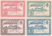 Portugal, 10-20-30-50 Centavos, 1920, UNC, (Total 4 banknotes)
UNC
Hospital de S.Jose
Estimate: $40-80