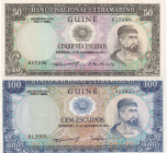 Portuguese Guinea, 50-100 Escudos, 1971, UNC, p44; p45, (Total 2 banknotes)
UNC
There's a deck of losers.
Estimate: $15-30