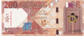 Qatar, 200 Riyals, 2020, UNC(-), pNew
UNC(-)
Estimate: $100-200