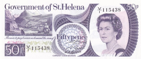 Saint Helena, 50 Pence, 1979, AUNC(+), p5a
AUNC(+)
Queen Elizabeth II portrait, Polymer plastic banknote
Estimate: $15-30