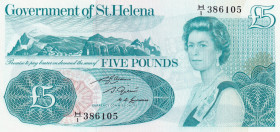 Saint Helena, 5 Pounds, 1976, UNC, p7b
UNC
Queen Elizabeth II. Potrait
Estimate: $20-40