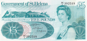 Saint Helena, 10 Pounds, 1998, UNC, p7b
UNC
Queen Elizabeth II portrait, Polymer plastic banknote
Estimate: $20-40