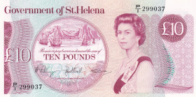 Saint Helena, 10 Pounds, 1985, UNC, p8b
UNC
Queen Elizabeth II. Potrait
Estimate: $50-100
