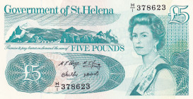 Saint Helena, 5 Pounds, 1998, UNC, p11a
UNC
Queen Elizabeth II. Potrait
Estimate: $20-40