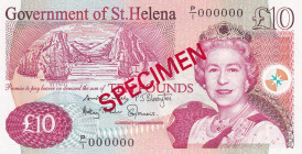 Saint Helena, 10 Pounds, 2014, UNC, p12bs, SPECIMEN
UNC
Queen Elizabeth II. Potrait
Estimate: $50-100