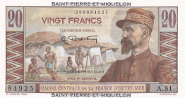 Saint Pierre & Miquelon, 20 Francs, 1950/1960, UNC, p24
UNC
Estimate: $150-300