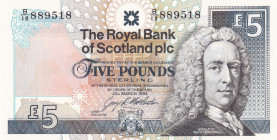 Scotland, 5 Pounds, 1994, UNC, p352b
UNC
Estimate: $20-40