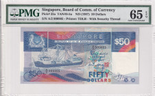 Singapore, 50 Dollars, 1987, UNC, p22a
UNC
PMG 65 EPQ
Estimate: $40-80