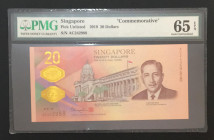 Singapore, 20 Dollars, 2019, UNC, pNew
UNC
PMG 65 EPQ, Commemorative banknote
Estimate: $50-100