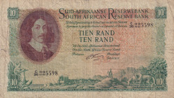South Africa, 10 Rand, 1962/1965, FINE, p107b
FINE
There are blemishes, openings and rips
Estimate: $20-40