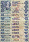South Africa, 2 Rand, 1978/1990, VF, p118, (Total 10 banknotes)
VF
Estimate: $15-30