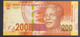South Africa, 200 Rand, 2018, UNC, p147
UNC
Commemorative banknote
Estimate: $25-50