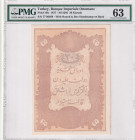 Turkey, Ottoman Empire, 20 Kurush, 1877, UNC, p49c, Yusuf
UNC
II. Abdulhamid Period, AH: 1294, Seal: Nazır-ı Maliye Yusuf, PMG 63
Estimate: $150-30...