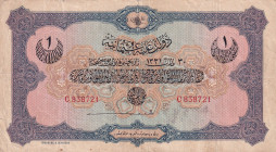 Turkey, Ottoman Empire, 1 Livre, 1915, VF, p69, Talat / Hüseyin Cahid
VF
V. Mehmed Reşad Period, AH: 30 March 1331, sign: Talat / Hüseyin Cahid, The...