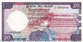 Sri Lanka, 20 Rupees, 1982, UNC, p93a
UNC
Has a ballpoint pen
Estimate: $75-150