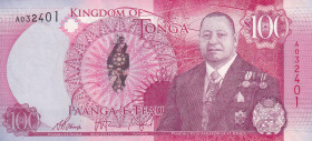 Tonga, 100 Pa'anga, 2015, UNC, p49
UNC
Estimate: $100-200