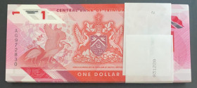 Trinidad & Tobago, 1 Dollar, 2020, UNC, pNew, BUNDLE
UNC
(Total 100 consecutive banknotes)
Estimate: $30-60