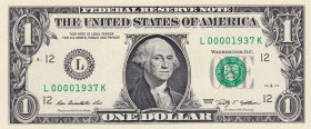 United States of America, 1 Dollar, 2009, UNC, p530
UNC
Year Note
Estimate: $50-100
