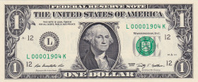 United States of America, 1 Dollar, 2009, UNC, p530
UNC
Low serial
Estimate: $50-100