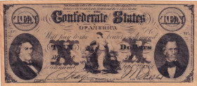 United States of America, 10 Dollars, 1861, XF, 
XF
Confederate States of America, Counterfeit
Estimate: $75-150