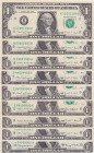 United States of America, 1 Dollar, 1963/1988, UNC, p443; p474; p480, (Total 9 banknotes)
UNC
Very rare, Repeater team
Estimate: $750-1500