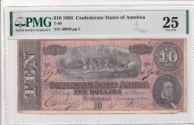 United States of America, 10 Dollars, 1864, VF, 
VF
PMG 25
Estimate: $100-200