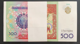 Uzbekistan, 500 Sum, 1999, UNC, p81, BUNDLE
UNC
(Total 100 consecutive banknotes)
Estimate: $25-50