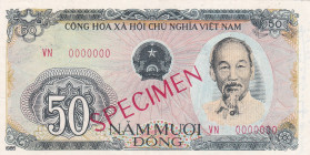 Viet Nam, 50 Dông, 1985, AUNC(+), p97s, SPECIMEN
AUNC(+)
Has a ballpoint pen
Estimate: $40-80