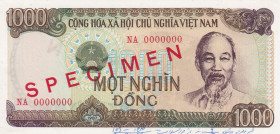 Viet Nam, 1.000 Dông, 1987, AUNC(+), p102s, SPECIMEN
AUNC(+)
Has a ballpoint pen
Estimate: $40-80