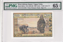 West African States, 500 Francs, 1959/1965, UNC, p302Cm
UNC
PMG 65 EPQ
Estimate: $130-260