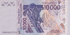 West African States, 10.000 Francs, 2016, UNC, p918Sp
UNC
S'' Guinea-Bissau
Estimate: $25-50