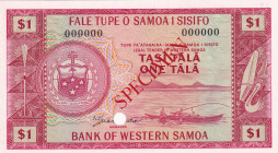 Western Samoa, 1 Tala, 1967, UNC(-), p16bcts, SPECIMEN
UNC(-)
Color Trial Specimen
Estimate: $150-300