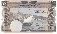 Yemen Democratic Republic, 10 Dinars, 1984, AUNC, p9b
AUNC
Estimate: $15-30