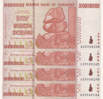 Zimbabwe, 50 Billion Dollars, 2008, UNC, p87, (Total 4 banknotes)
UNC
Estimate: $15-30