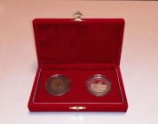 Commemorative Money Box, 2-Piece Red Commemorative Money Box
Specially produced, durable, velvet boxes for keeping commemorative coins in better cond...