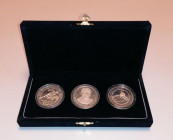 Commemorative Money Box, 3-Piece Dark Blue Commemorative Money Box
Specially produced, durable, velvet boxes for keeping commemorative coins in bette...