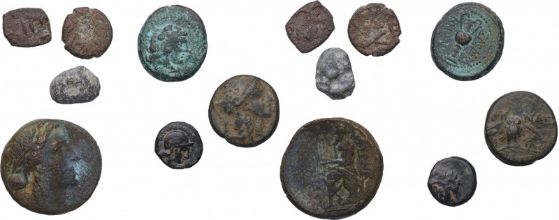Grecia Antigua. Diferentes periodos:. Lote 7 Monedas. Pérgamo. AE15. Ae. 2,91 g....